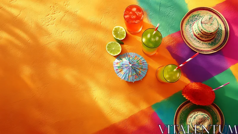 Tropical Fiesta Explodes Across Rainbow Blocks of Chromatic Celebration