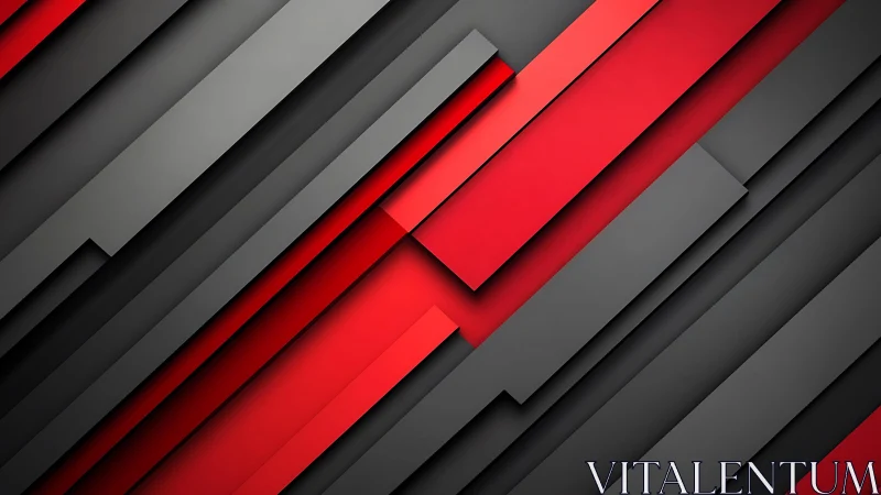 Bold red and black geometric abstract background in modern style.