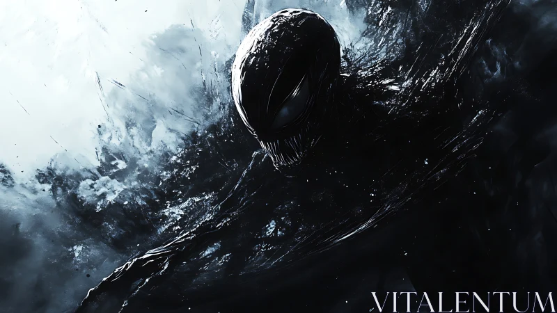 Inkstorm predator rising from the void-slashed horizon.