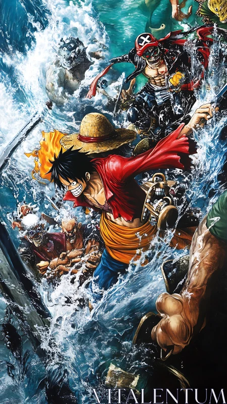 Stormy pirate clash surges with bold heroes and fierce foes