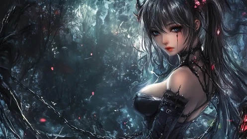 Midnight thorn siren turns the haunted forest into flame