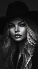 Midnight gaze carves silver fire across a quiet frame