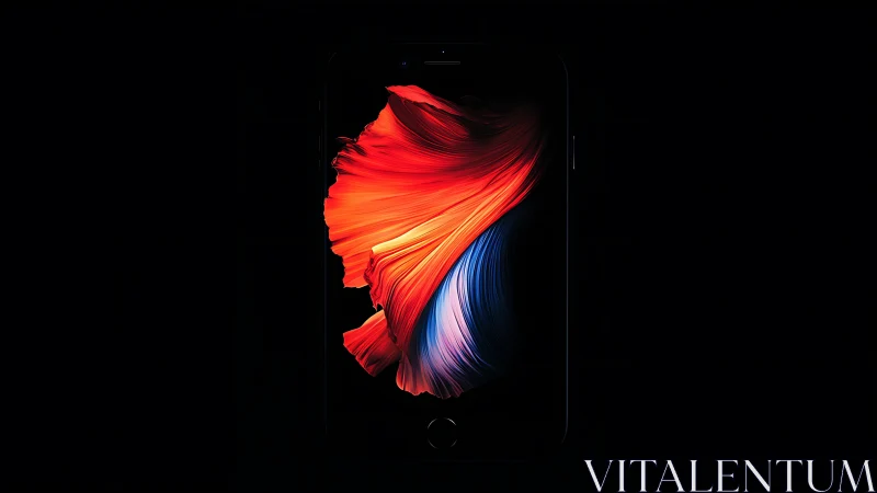 Digital Brushstrokes Dance Against Cosmic Darkness