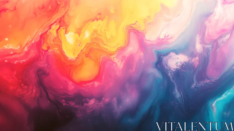 Chromatic liquid nebula in flowing abstract gradient fields.