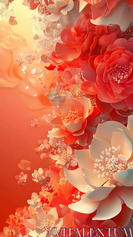 Luminous Blooms Dancing in Warmth.