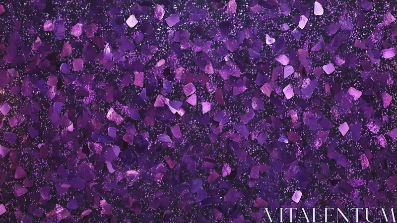 Purple confetti shards form dense sparkling abstract field.