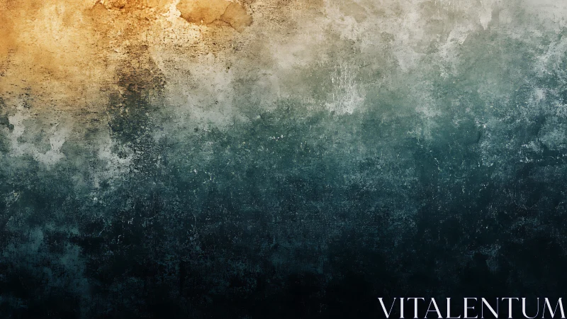 Twilight Rust and Drowned Teal in Weathered Gradient Dream.