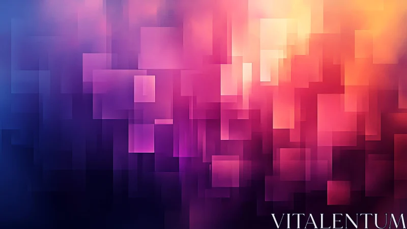 Vibrant Abstract Geometric Background with Colorful Gradient.