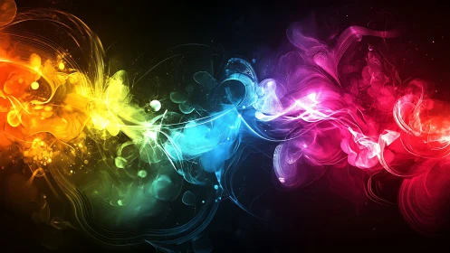 Chromatic vortex dynamics in high-energy light-fluid ribbons.