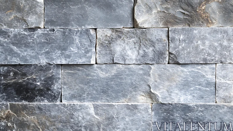 Gray Natural Stone Brick Wall Texture with Modern Rustic Style.