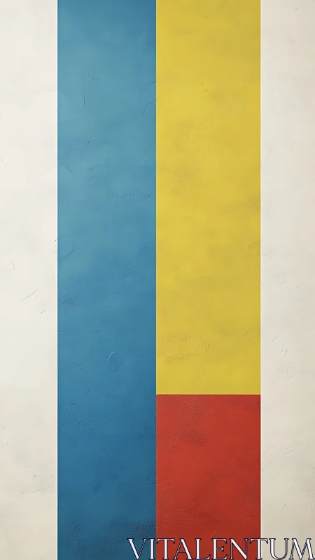 Orthogonal chromatic fields with vertically tiered segmentation.