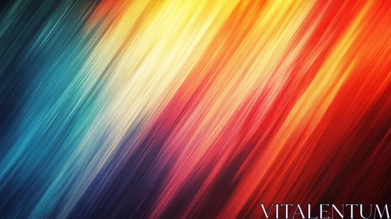 Rushing bands of rainbow light sweep across a glowing sky