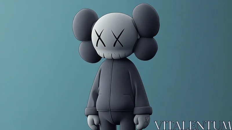 Stoic bubble-headed figure quietly auditions for melancholy