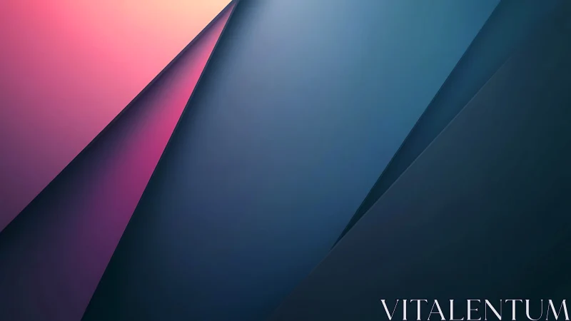 Layered gradient planes intersect in sleek geometric harmony.