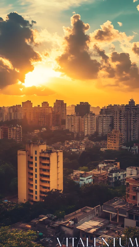 Sunlit towers quietly trade shadows with a waking sky