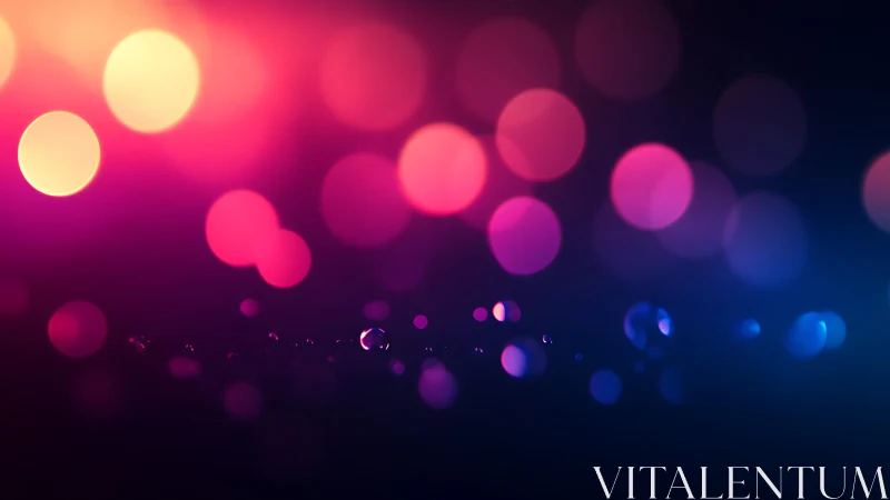Vibrant abstract bokeh lights in dreamy gradient colors.