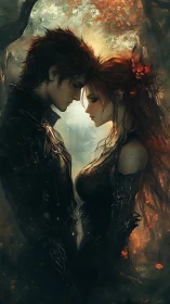 Shadows Embrace: A Moment Where Darkness Meets Destiny.