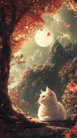 White Cat's Autumn Moon Dream.