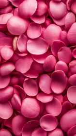 Pink rose petals arranged in dense overlapping formation.