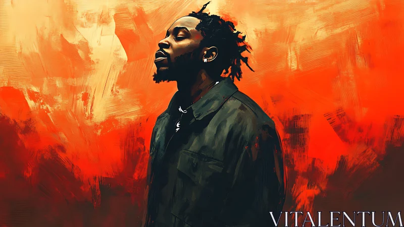 Sideways serenity in a storm of molten sunset paintbrush fire.