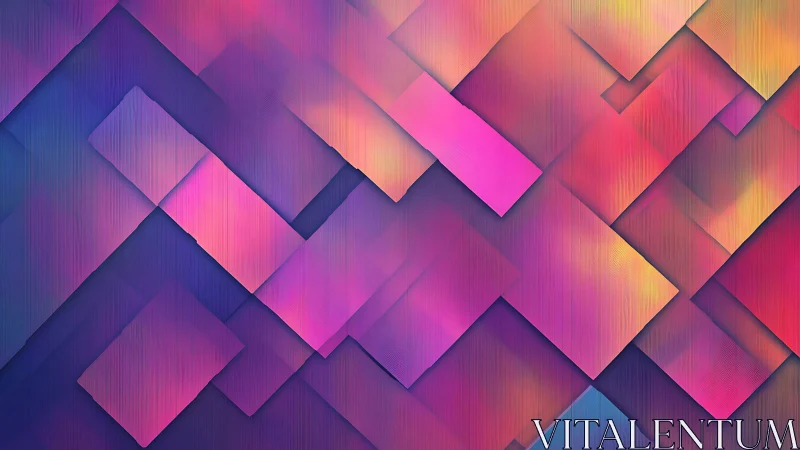 Glowing geometric layers in soft sunset inspired colors.