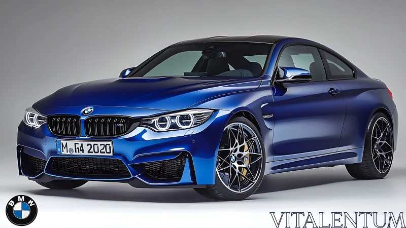 BMW M4 coupe studio render emphasizes dynamic performance lines
