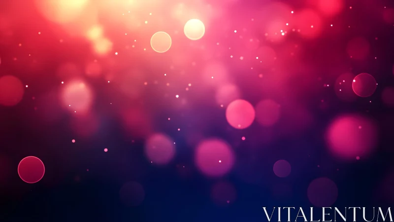 Vibrant abstract bokeh lights background in pink and purple tones.