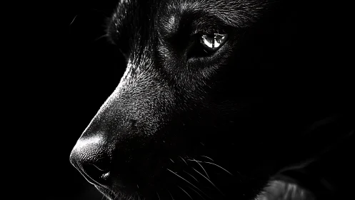 Deep Gaze: A Dog's Quiet Strength.