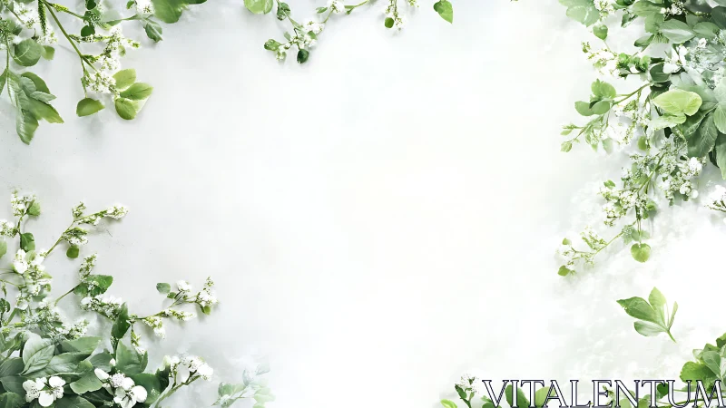 Green Garden Frame: Nature's Gentle Welcome.