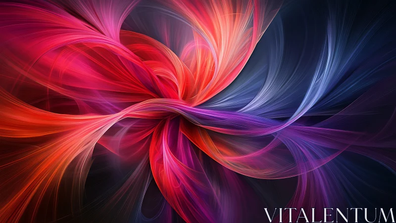 Nebula Silk Bloom swirling in neon twilight ribbons.