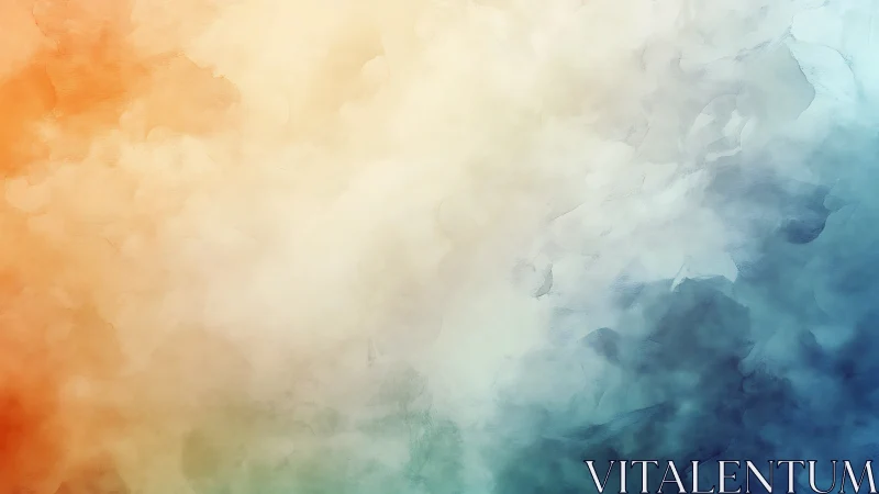 Abstract color gradient cloud texture blends warm and cool tones.