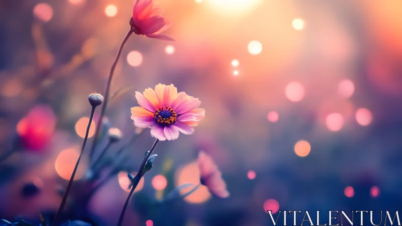 Dancing Daisy Dreams: Where Bokeh Whispers Meet Bloom.