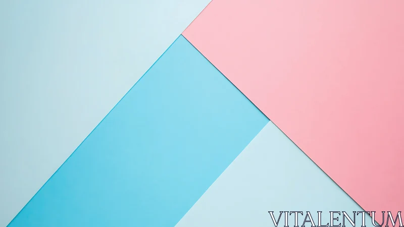 Pastel planes in playful diagonal harmony of blue and pink.