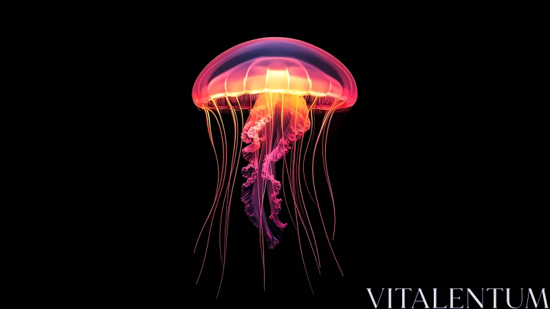 Neon tide jellyfish drifting like liquid galactic lanterns.