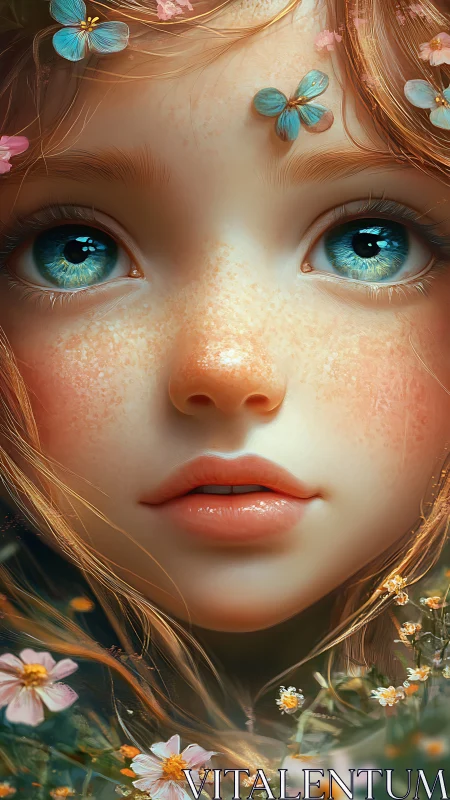 Spring-eyed dreamer listens closely to the whispering garden