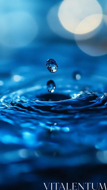 High-speed macro capture of aqueous droplet impact dynamics.