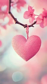 Crystallized Affection: Blossoms Hold a Dewy Dream of Love