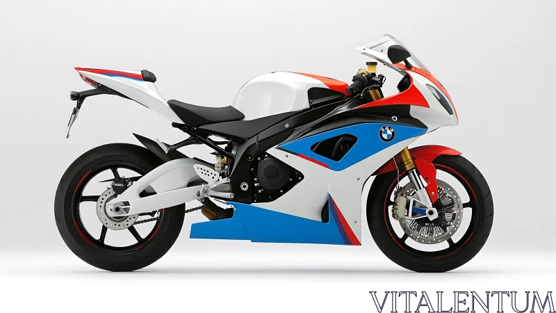 BMW sport superbike profile showcases racing livery precision.