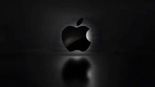 Apple's Iconic Glow Shines Through the Darkness.