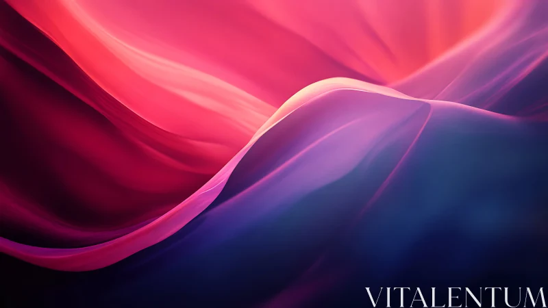 Digital painting of flowing chromatic gradients in motion.