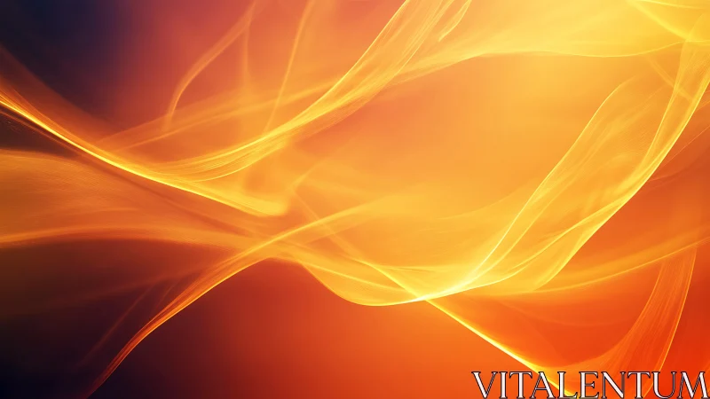 Luminescent Waves: Abstract Fire and Light Design.