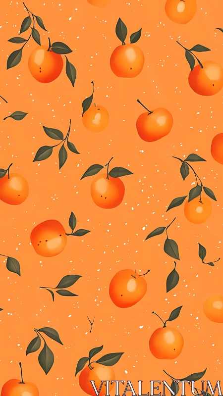 Clementine constellations drift playfully across citrus skies