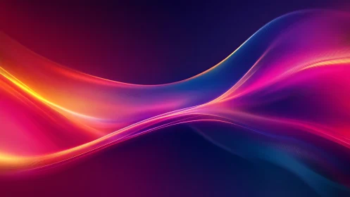 Neon river of light weaving through a deep cosmic dusk.