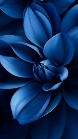 Blue Lotus Petals Close-Up.