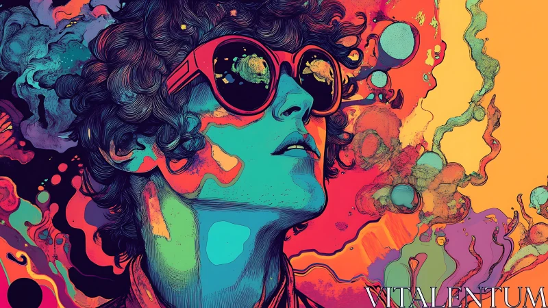 Chromatic dreamer leans into a swirling psychedelic cosmos