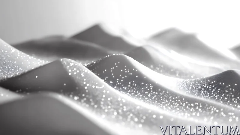 Glistening white dunes that shimmer like soft morning starlight.