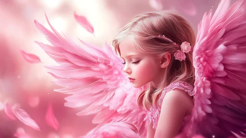 Feathered blush of a dreaming child quietly brightens dusk