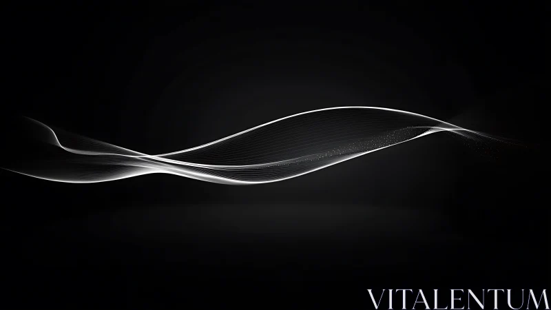 Luminescent parametric waveform across black spectral void.