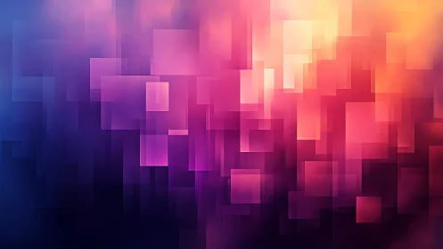 Vibrant Abstract Geometric Background with Colorful Gradient.