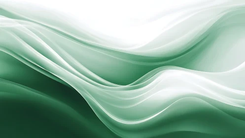 Layered translucent waveforms render smooth teal tonal gradients